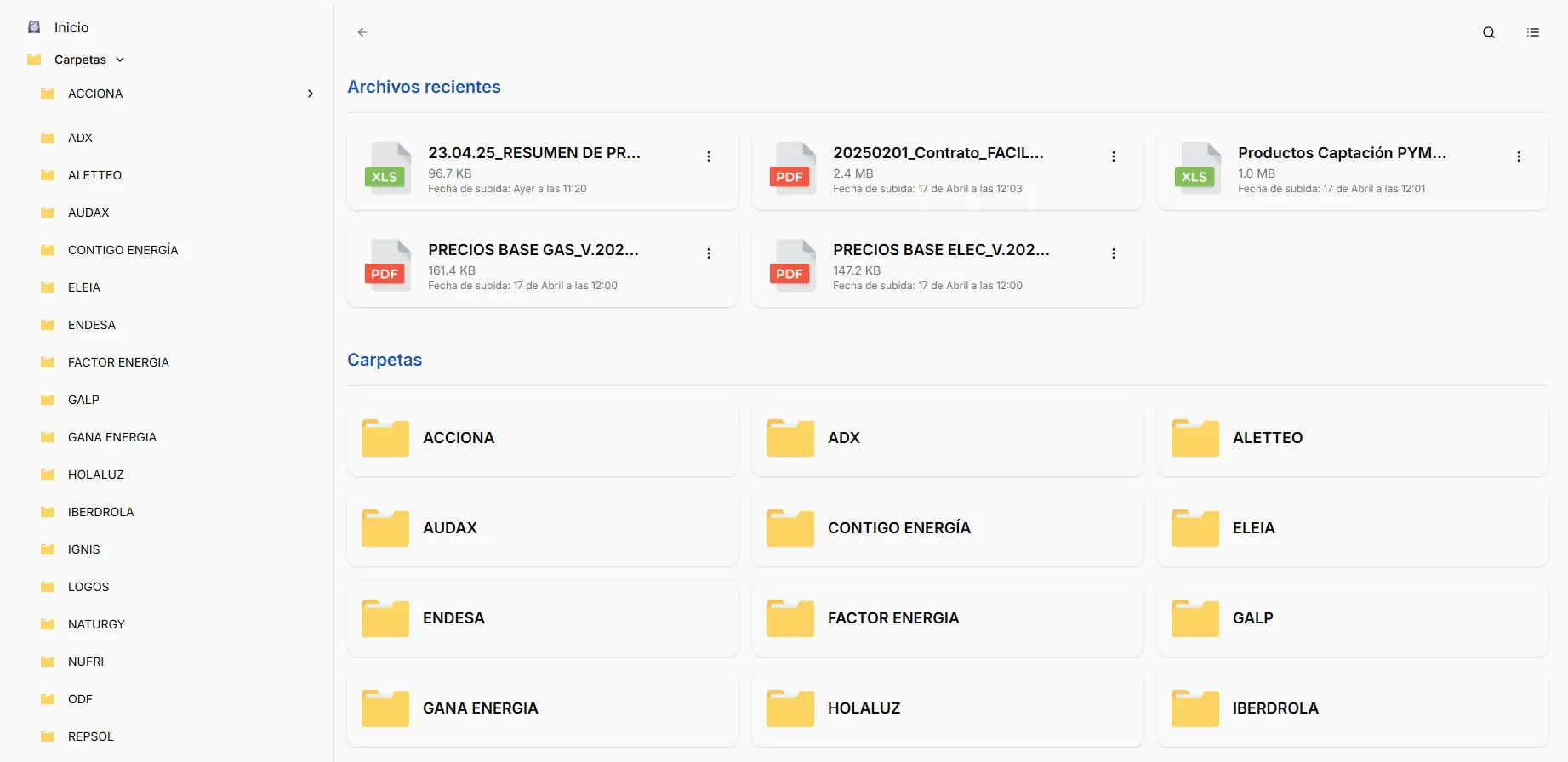 Gestión documental centralizada para equipos comerciales Gestión documental centralizada para equipos comerciales