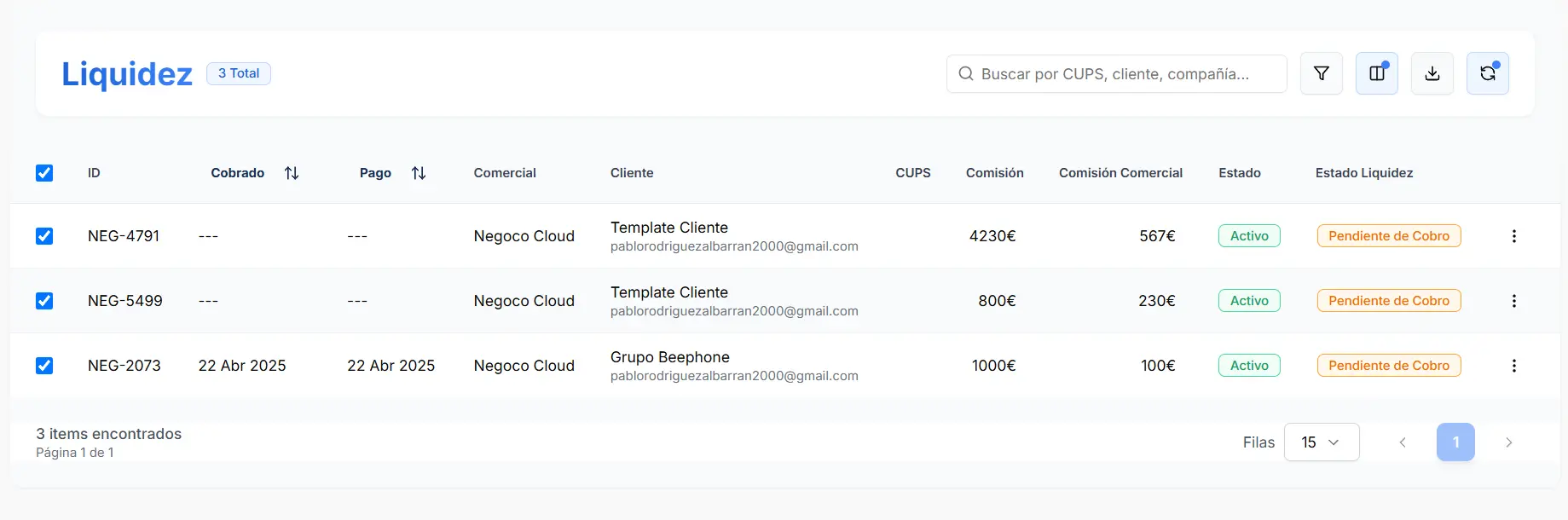 Gestión integral de liquidaciones Gestión integral de liquidaciones